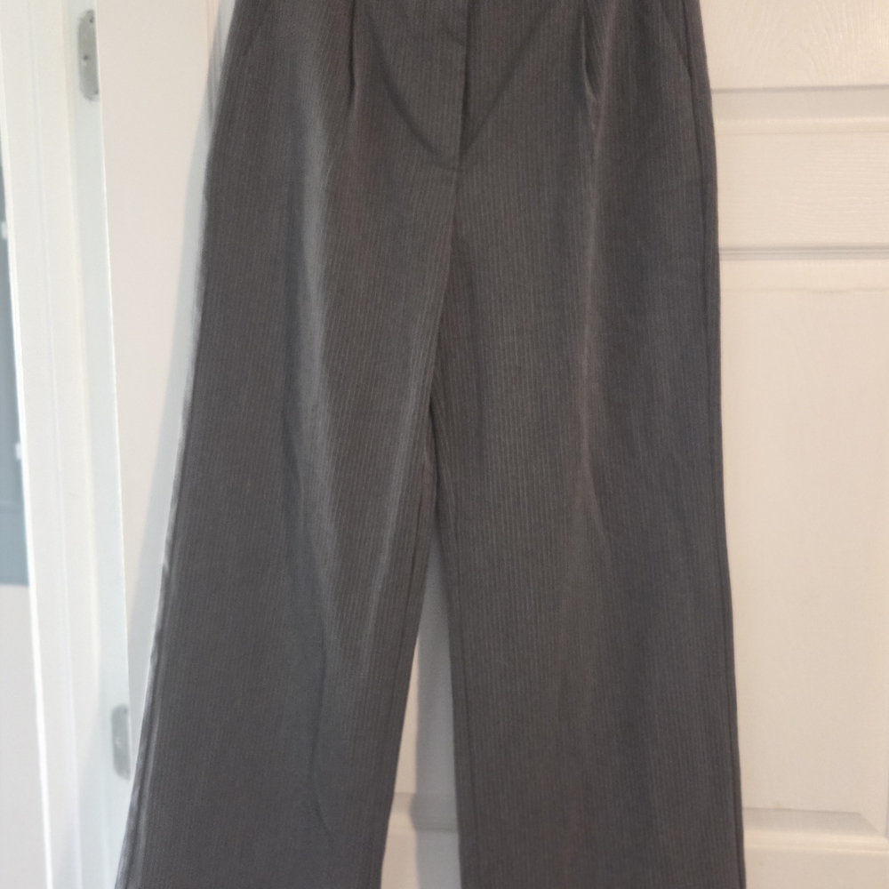 SHEIN Charcoal Wide-Leg Pants